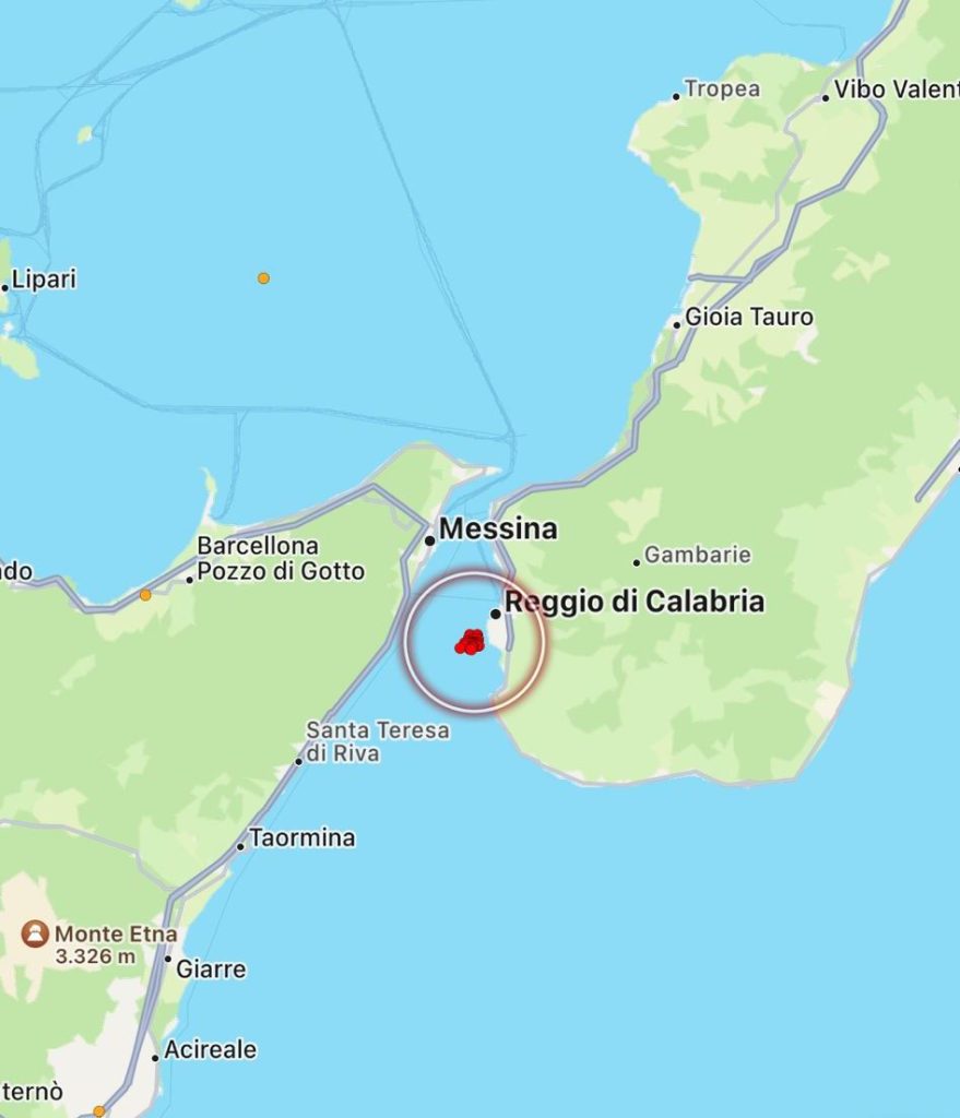 terremoto reggio calabria sciame sismico