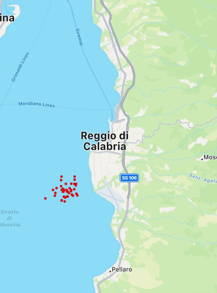 terremoto reggio calabria sciame sismico