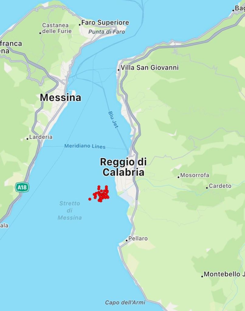 terremoto reggio calabria sciame sismico