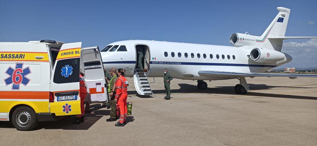 trasporto sanitario aeronautica militare