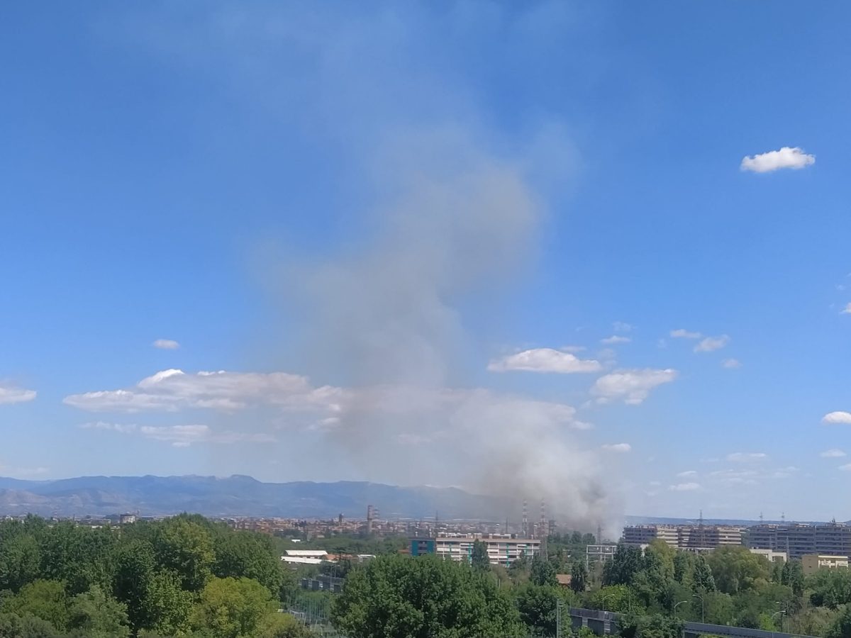 incendio roma 10 luglio