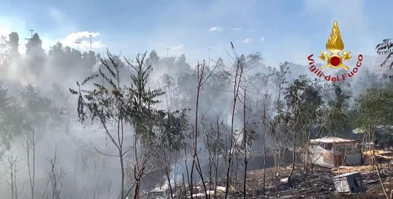 incendio roma