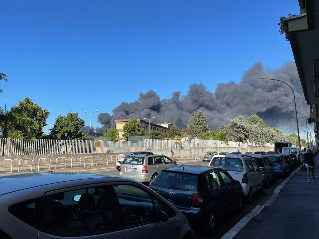 incendio roma