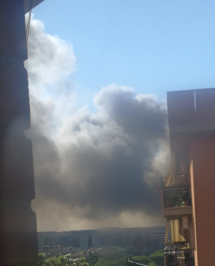 incendio roma