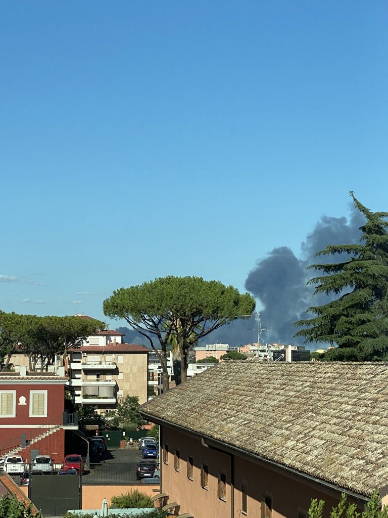 incendio roma