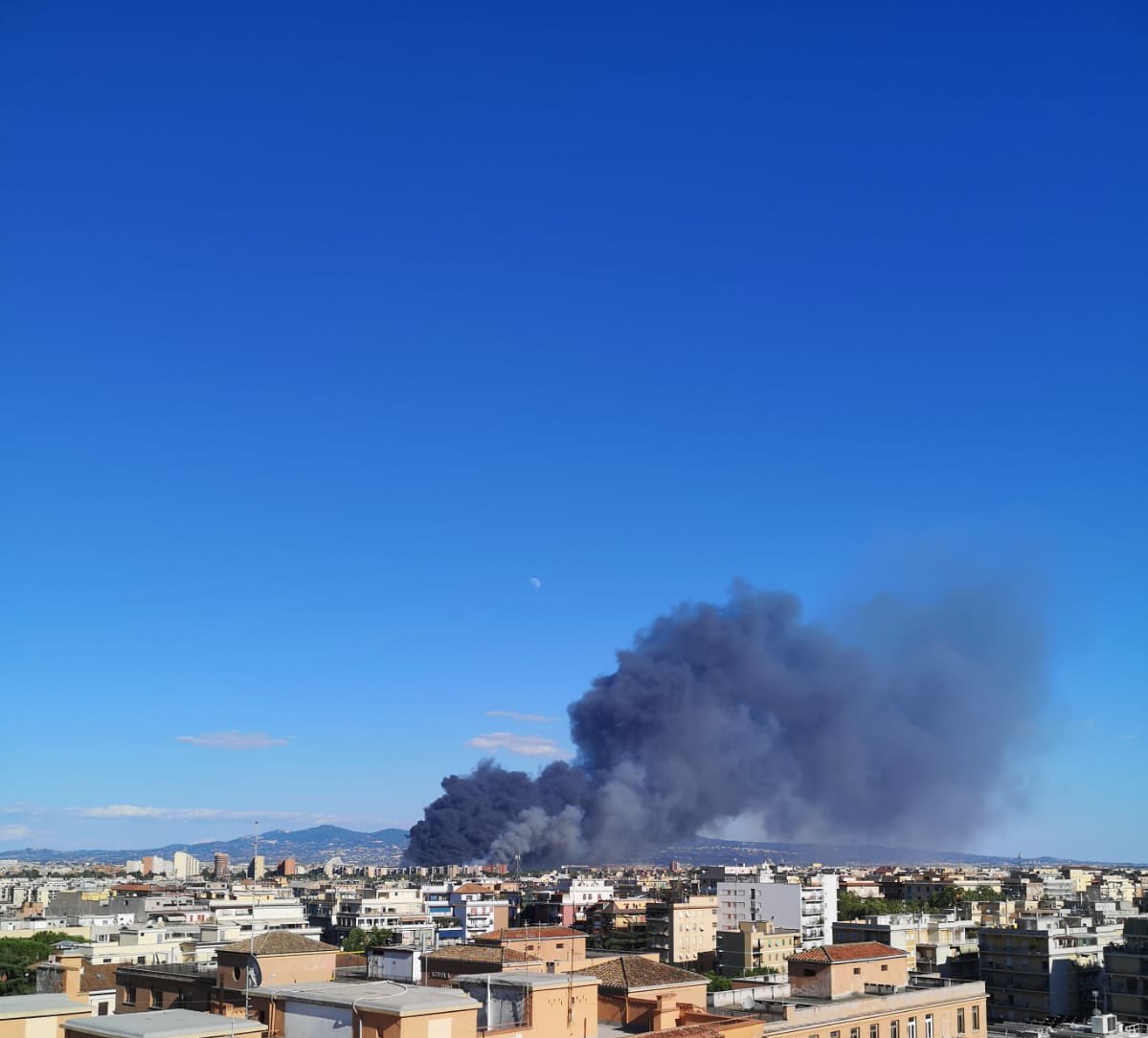 incendio roma