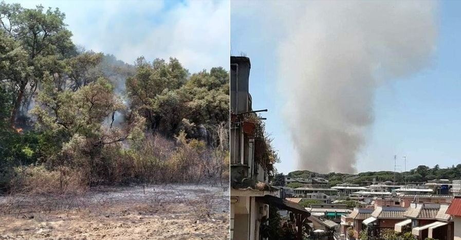 incendio roma pisana