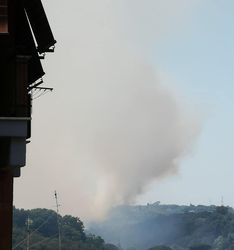 incendio roma pisana