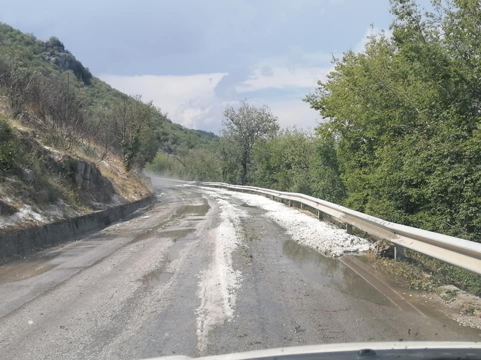 maltempo grandine longano molise