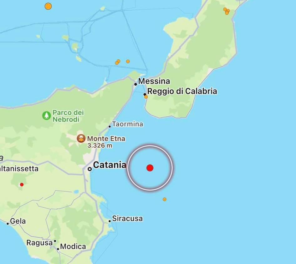 terremoto ionio catania