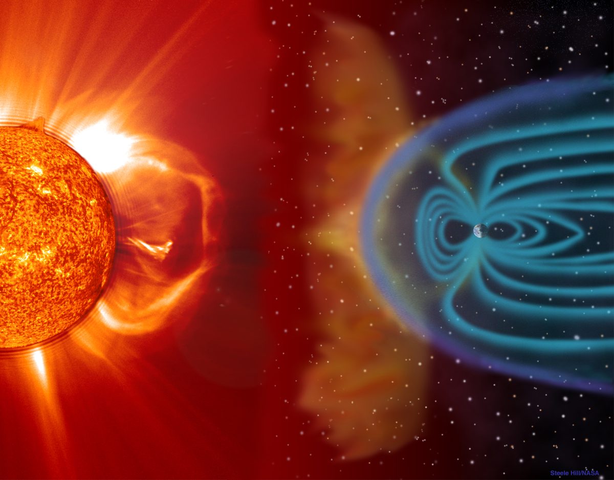 buco coronale tempesta geomagnetica