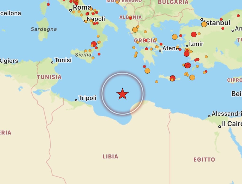 Terremoto Mediterraneo