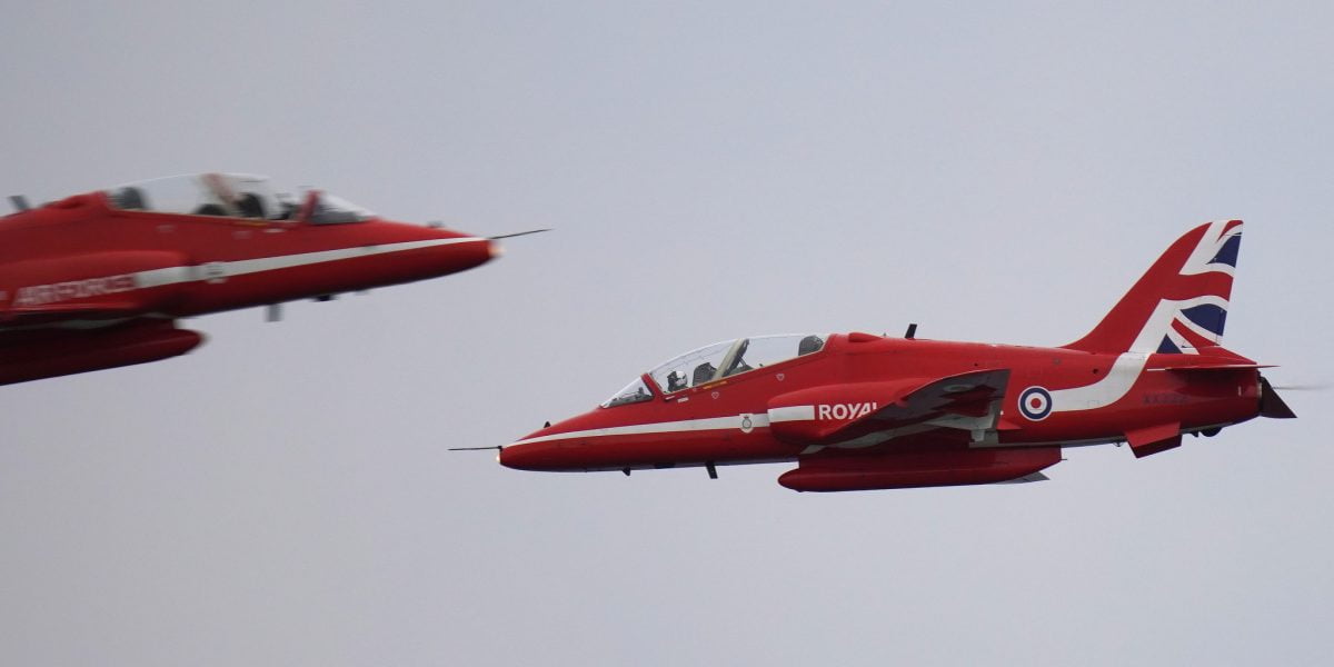 bird strike Red Arrows