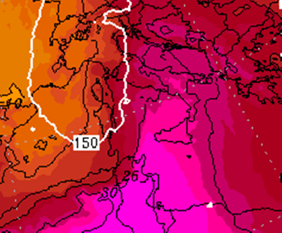 caldo africano oggi sud