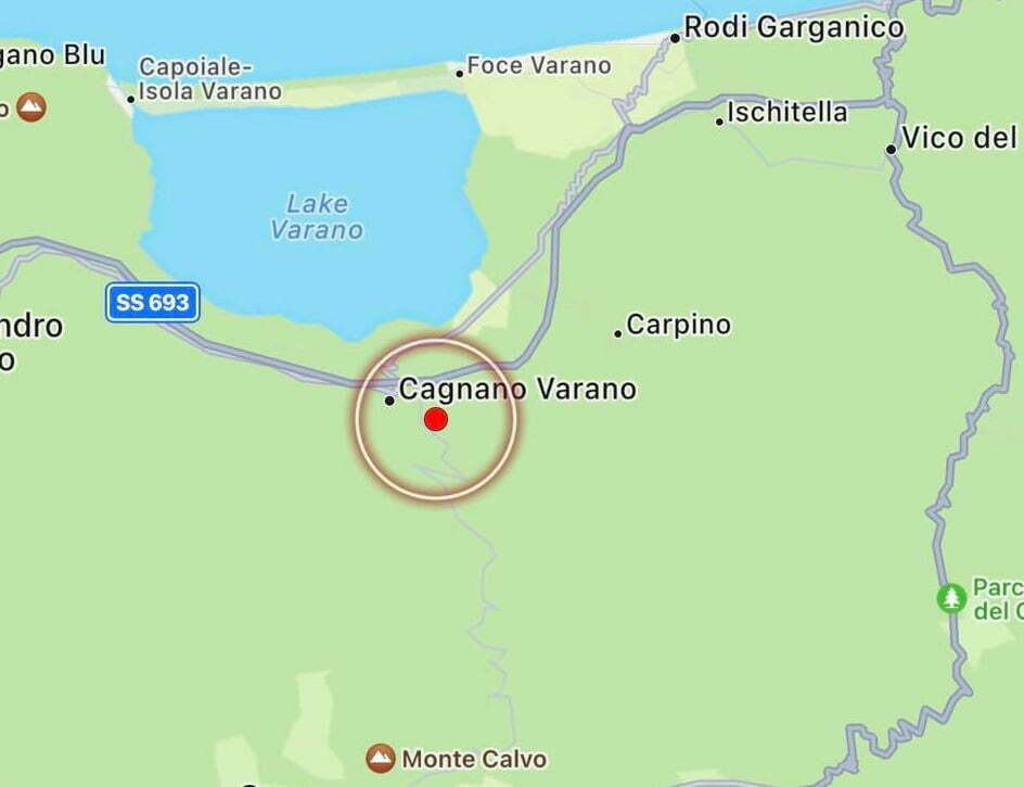 terremoto puglia gargano