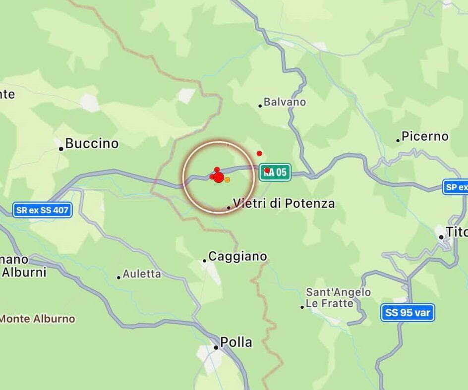 terremoto vietri potenza