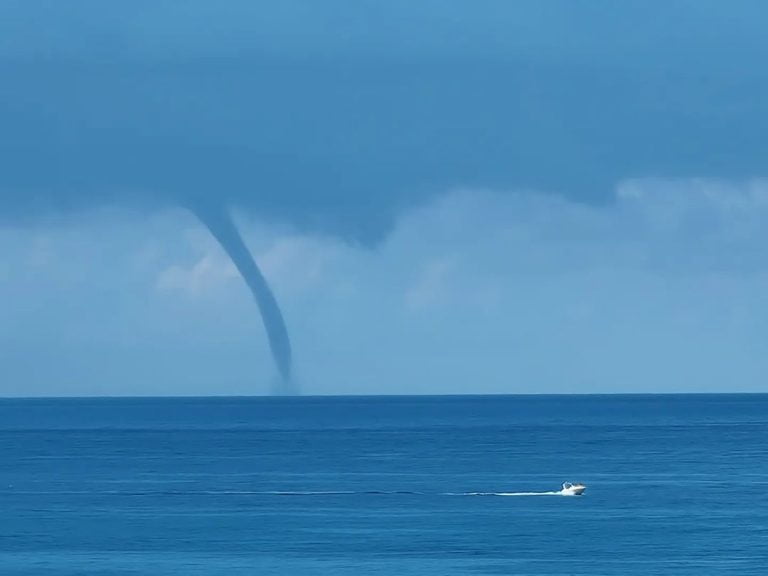 tornado basso tirreno 23 agosto 2022