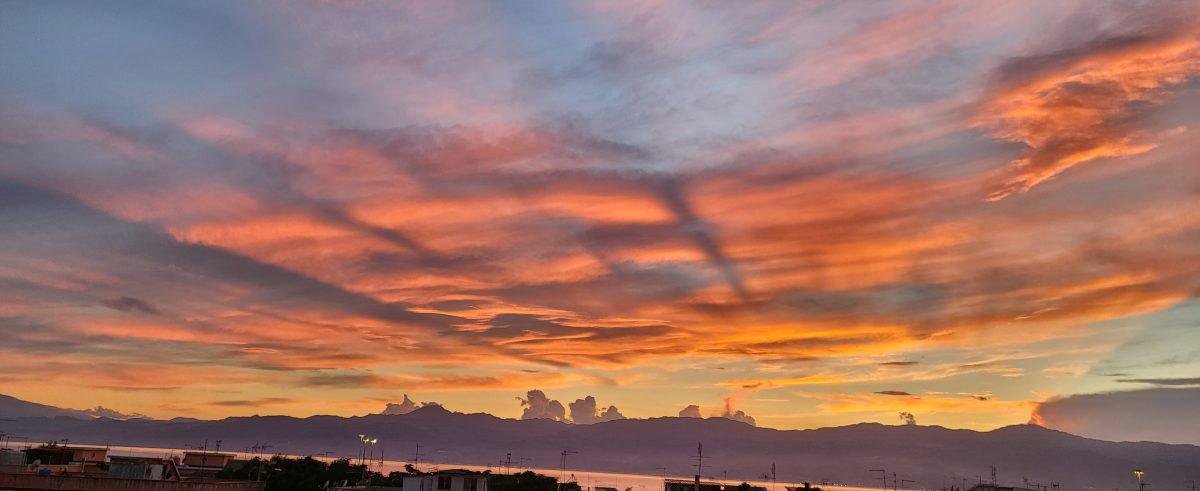 tramonto stretto di messina