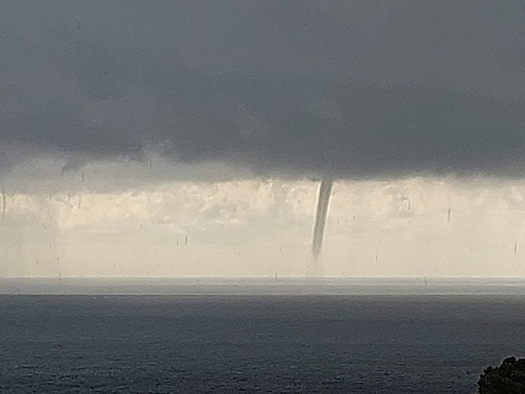 Tornado visto da Bergeggi