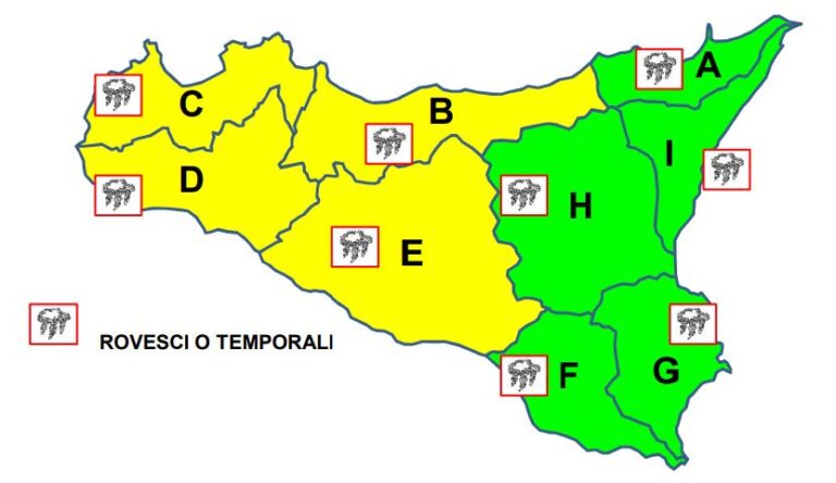 allerta meteo sicilia 22 settembre