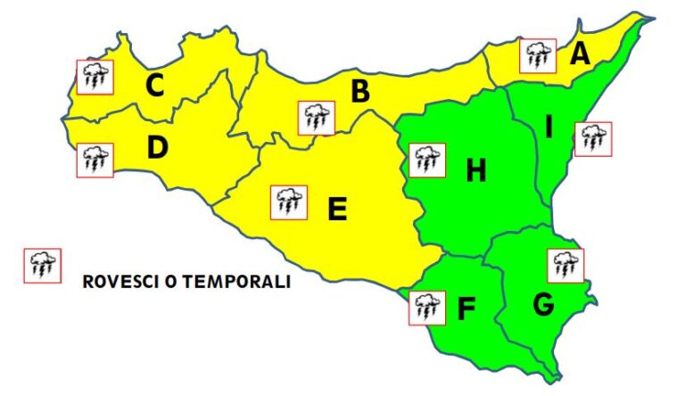 allerta meteo sicilia 29 settembre 2022