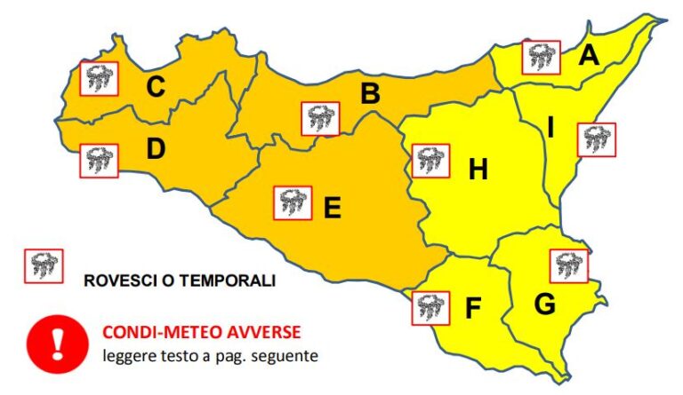 allerta meteo sicilia 30 settembre 2022