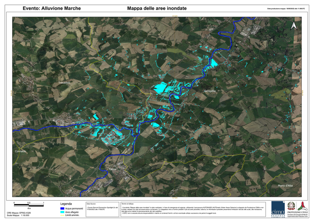 alluvione marche satelliti