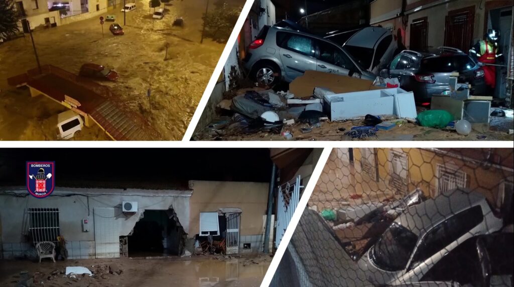 alluvione murcia spagna