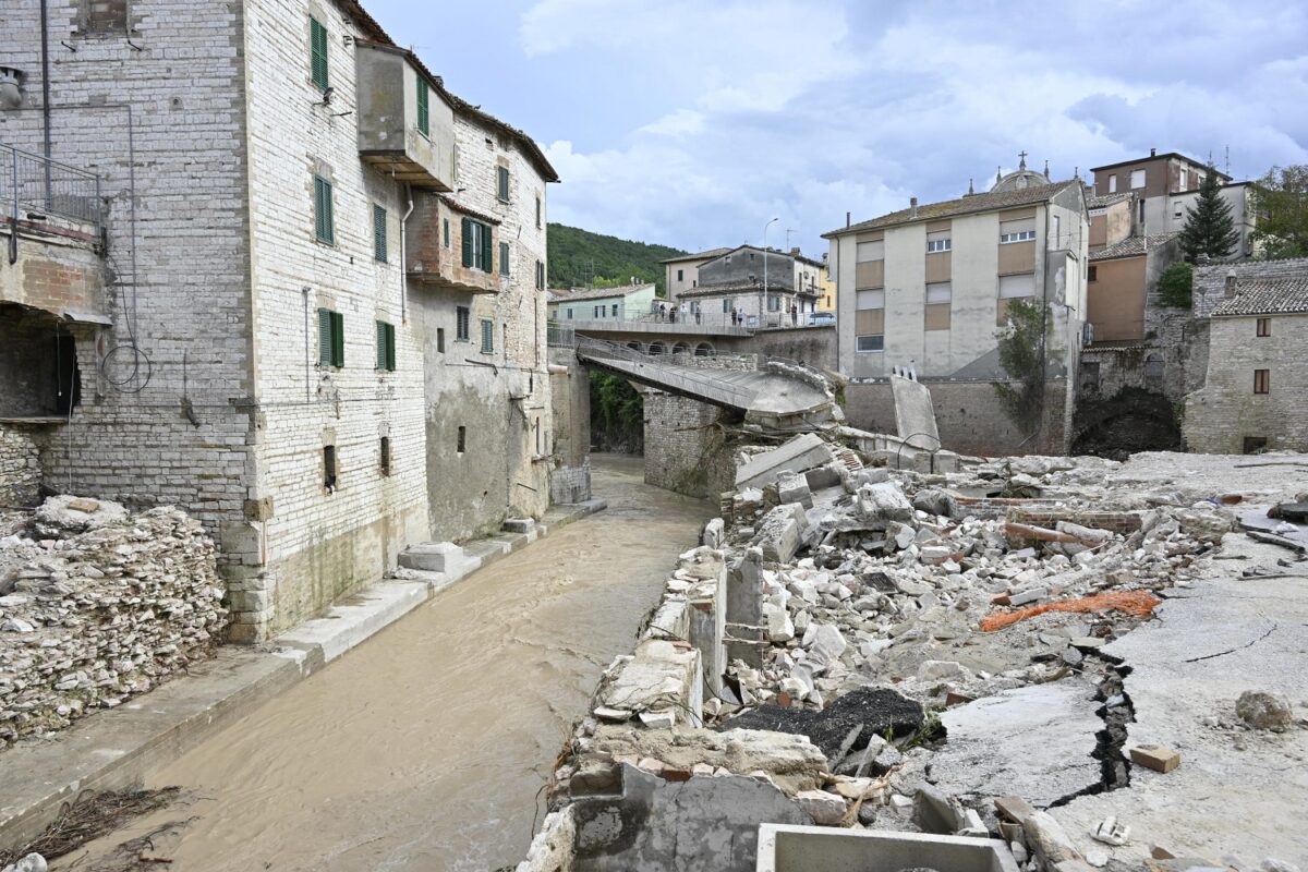 alluvione sassoferrato marche