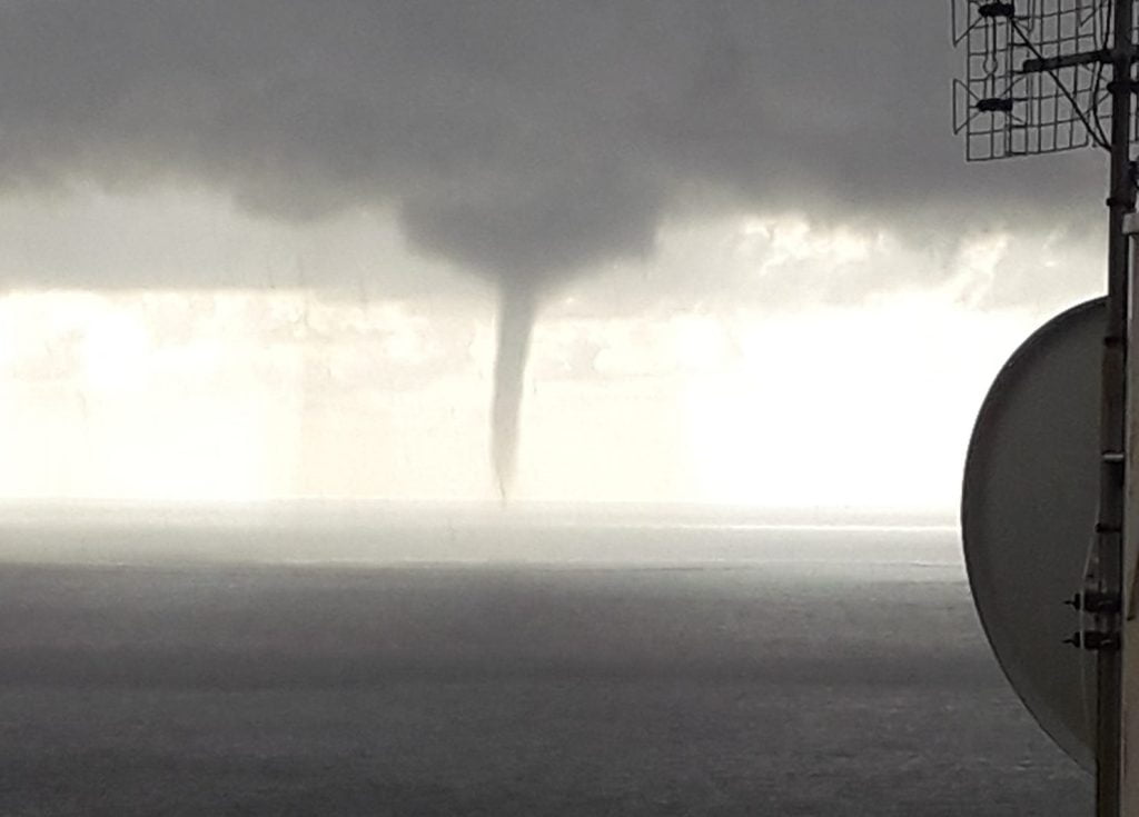 Tornado visto da Bergeggi