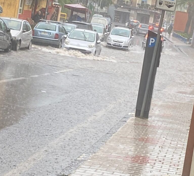 maltempo napoli San Giorgio a Cremano