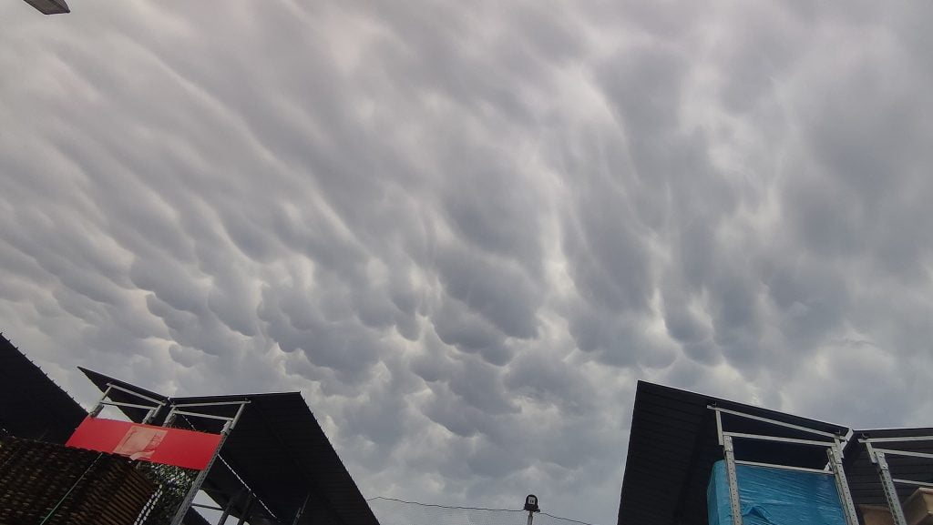 nubi mammatus fiumicino