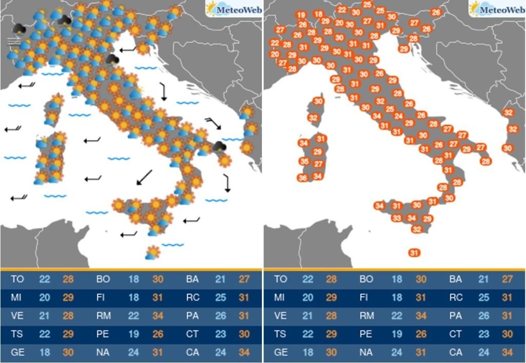 previsioni meteo meteoweb malta albania slovenia croazia