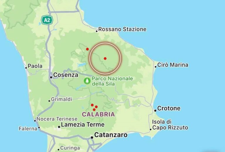 terremoto bocchigliero calabria