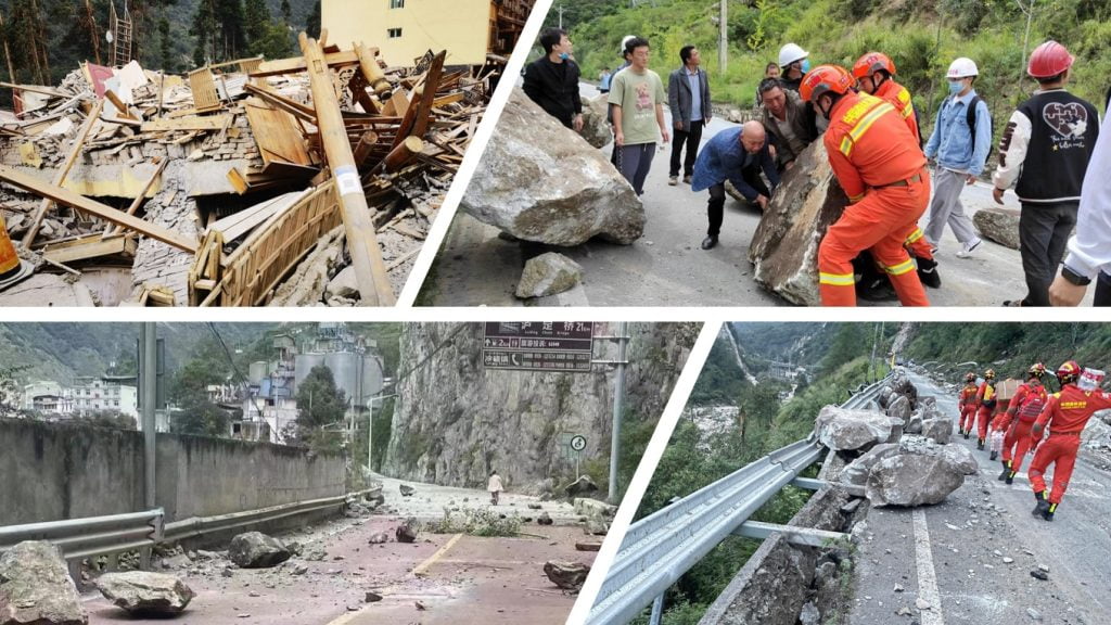 Cina, terremoto in Sichuan gravi danni e frane, almeno 65 morti FOTO