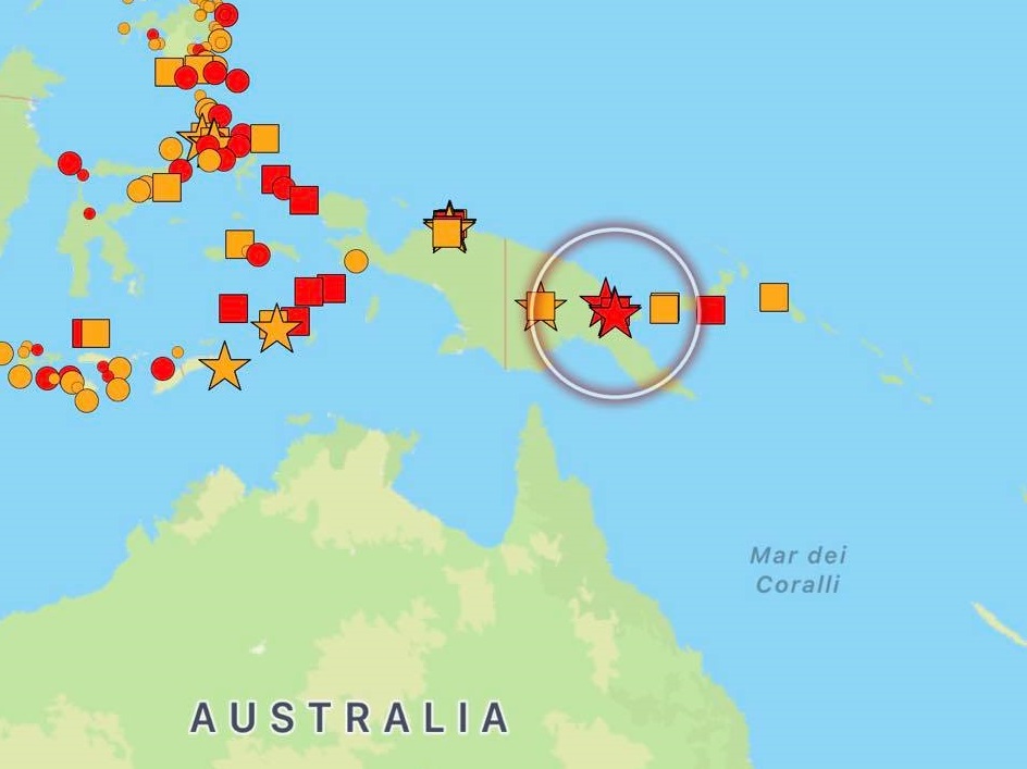 terremoto papua nuova guinea