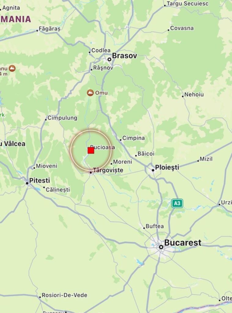 terremoto romania oggi