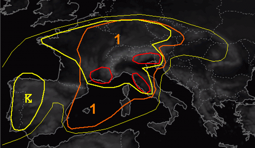 zoom bollettino estofex 14 settembre 2022