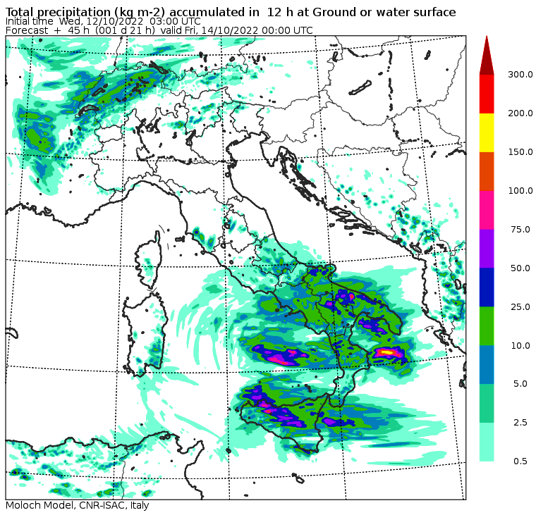 allerta meteo italia 12 ottobre 2022