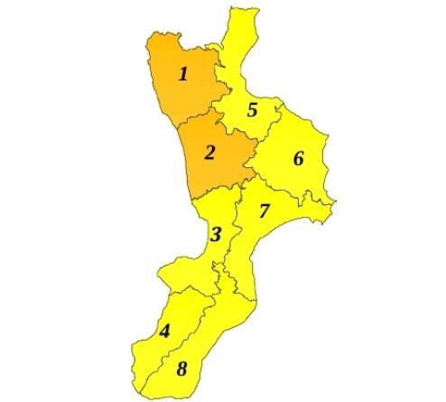 allerta meteo calabria 13 ottobre 2022