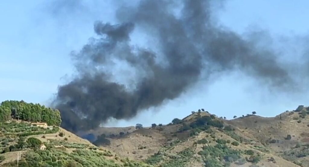 canadair schiantato etna