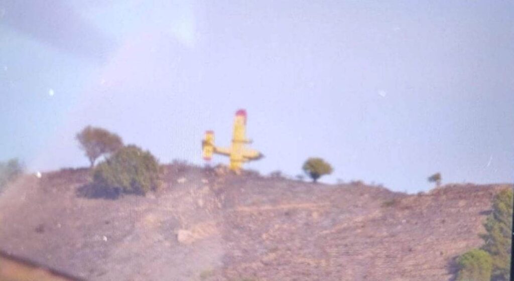 canadair schiantato etna