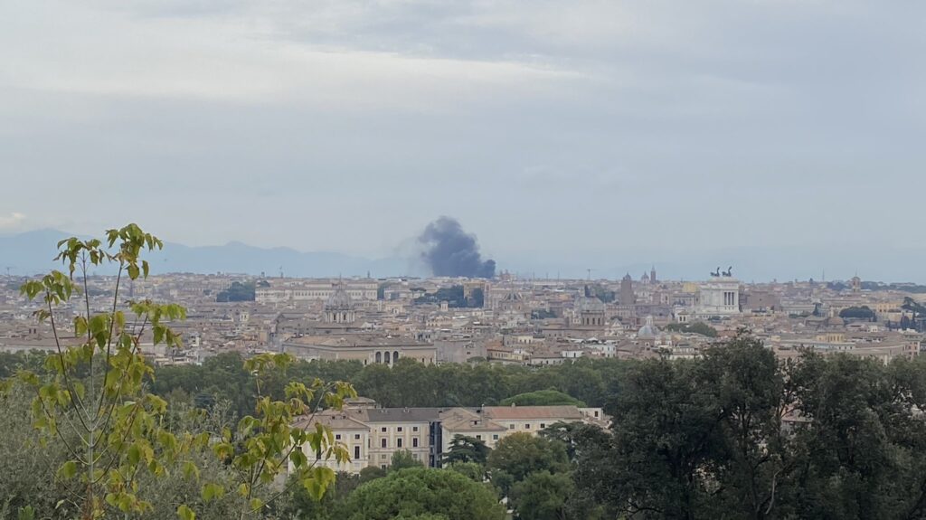 incendio roma termini