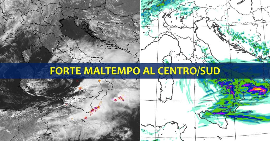 maltempo centro sud italia 13 ottobre 2022