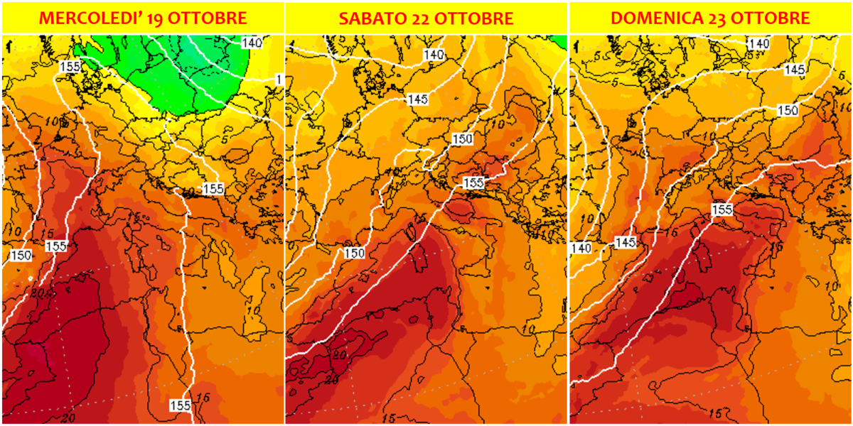 previsioni meteo anticiclone ottobre 2022