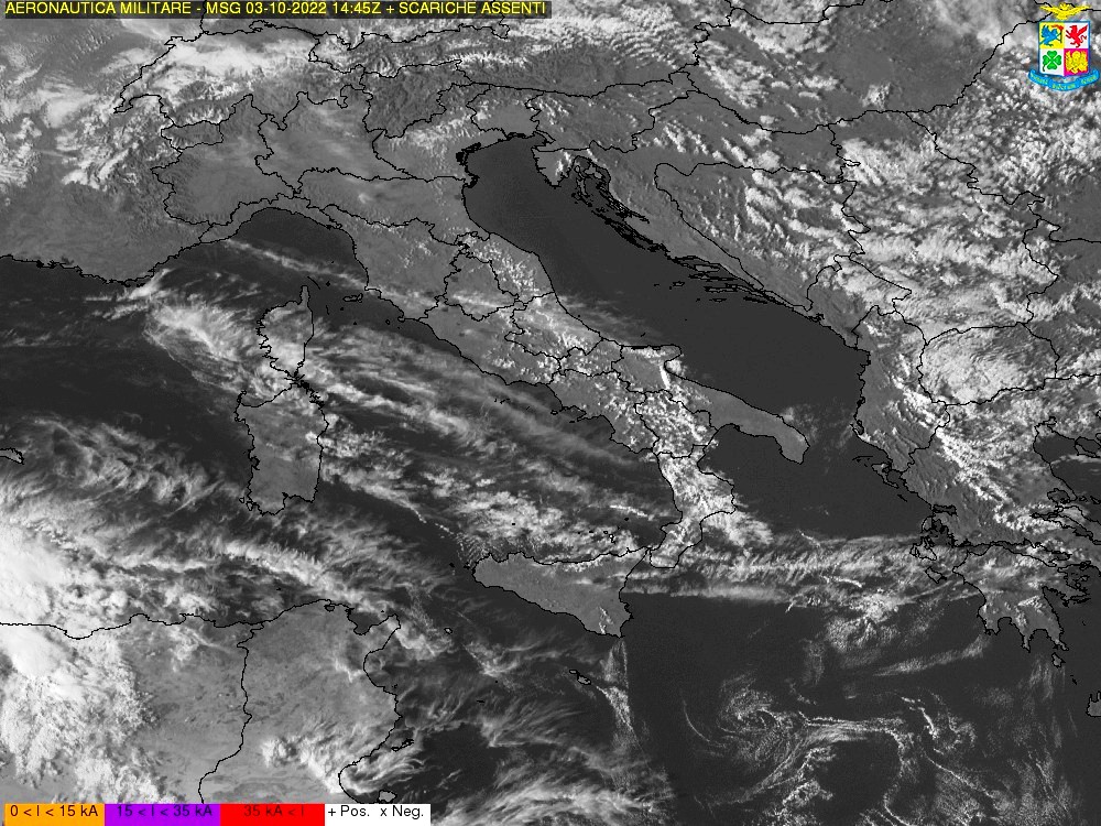 satellite meteo 3 ottobre 2022