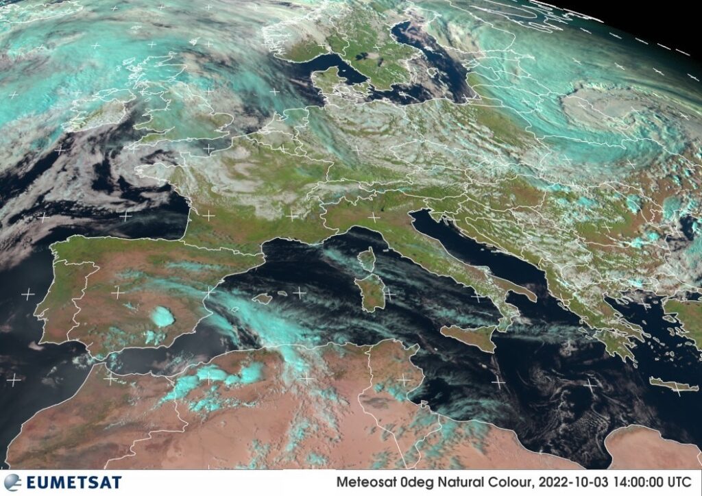 satellite meteo 3 ottobre 2022