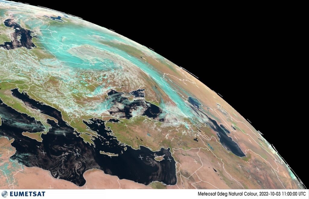 satellite meteo 3 ottobre 2022