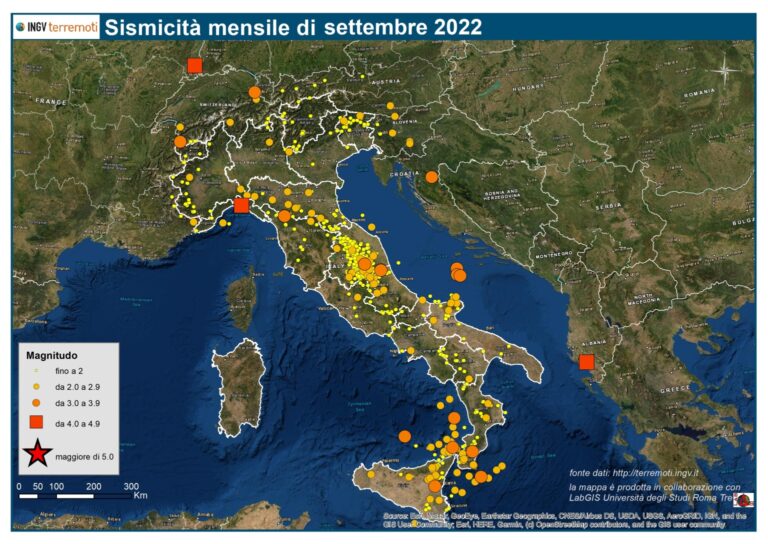 sismicità settembre