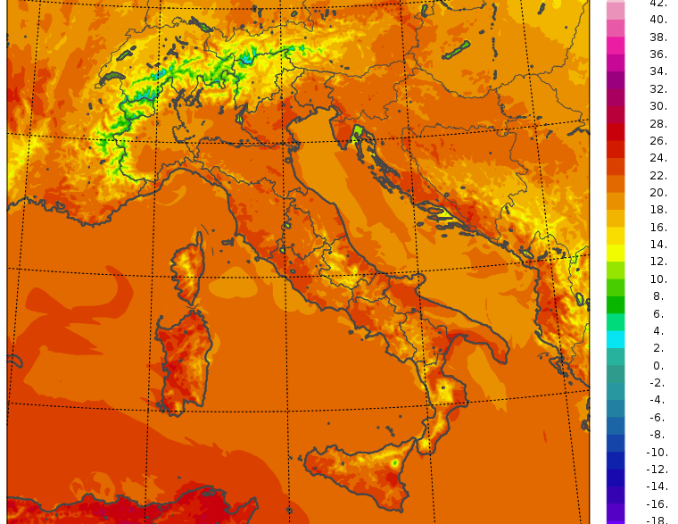 temperature massime